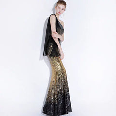 The Lynne Sequined Ombre Gown