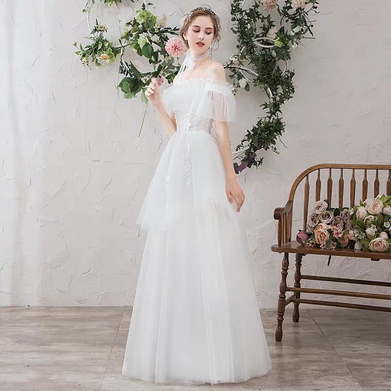 The Primrose Wedding Bridal Bohemian Off Shoulder Gown