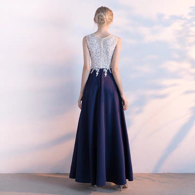The Karel Blue / Red / Green / Black Lace Gown