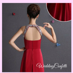 The Lovelia Halter Evening Gown (Many Colours Available)