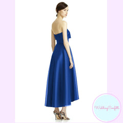 The Raquel Satin Tube Dress