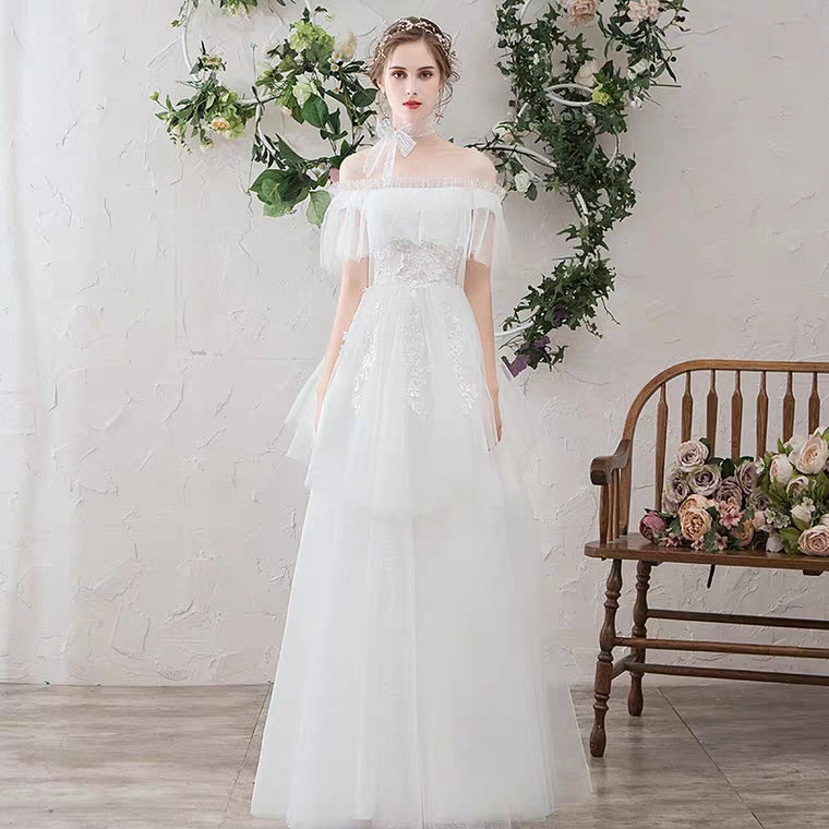 The Primrose Wedding Bridal Bohemian Off Shoulder Gown
