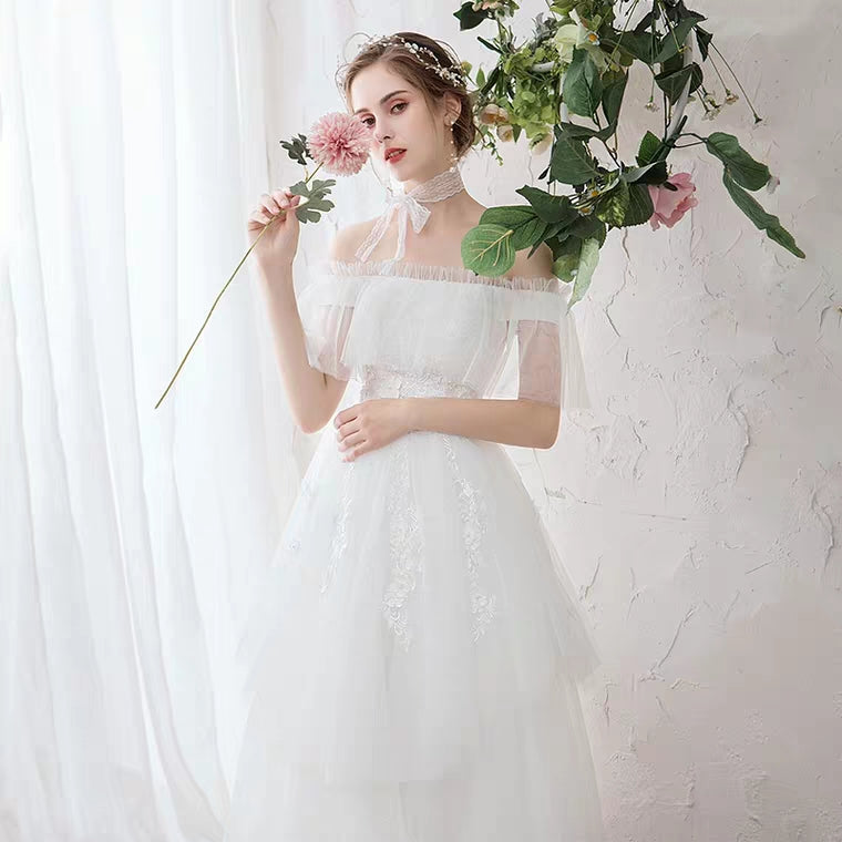 The Primrose Wedding Bridal Bohemian Off Shoulder Gown