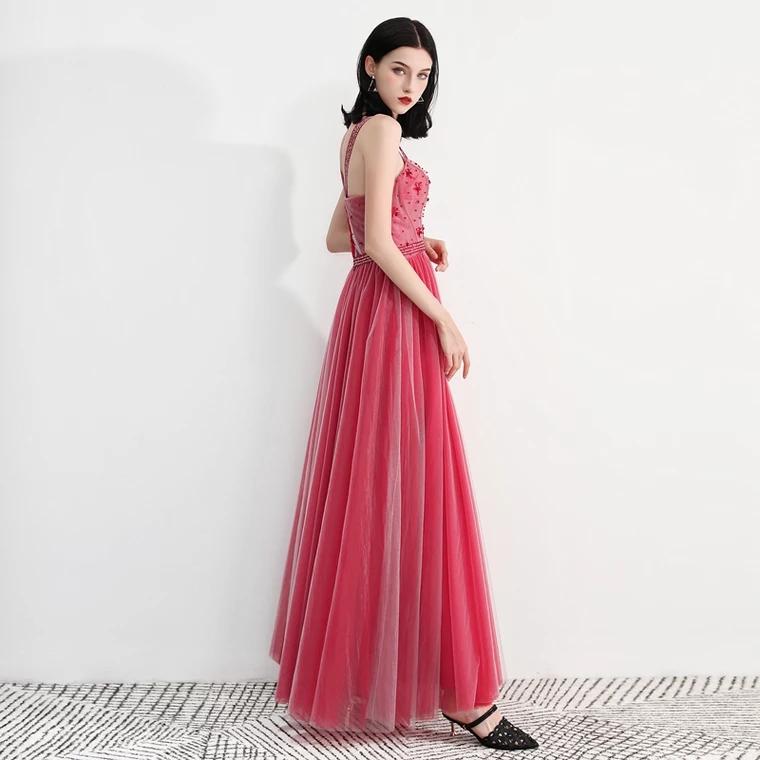 The Fayer Pink Sleeveless Gown