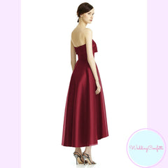 The Raquel Satin Tube Dress