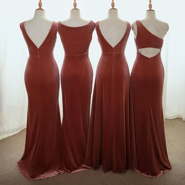 The Roselle Velvet Bridesmaid Collection (4 Different Designs)