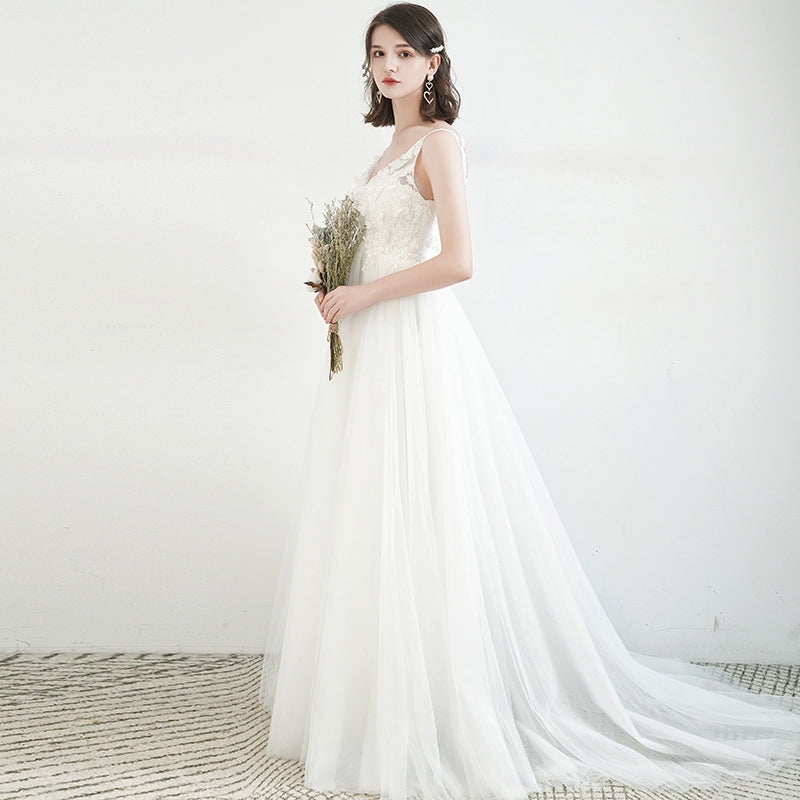 The Scarlett Wedding Bridal High Waisted Gown