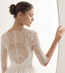 The Lorraine Wedding Bridal Midi Gown
