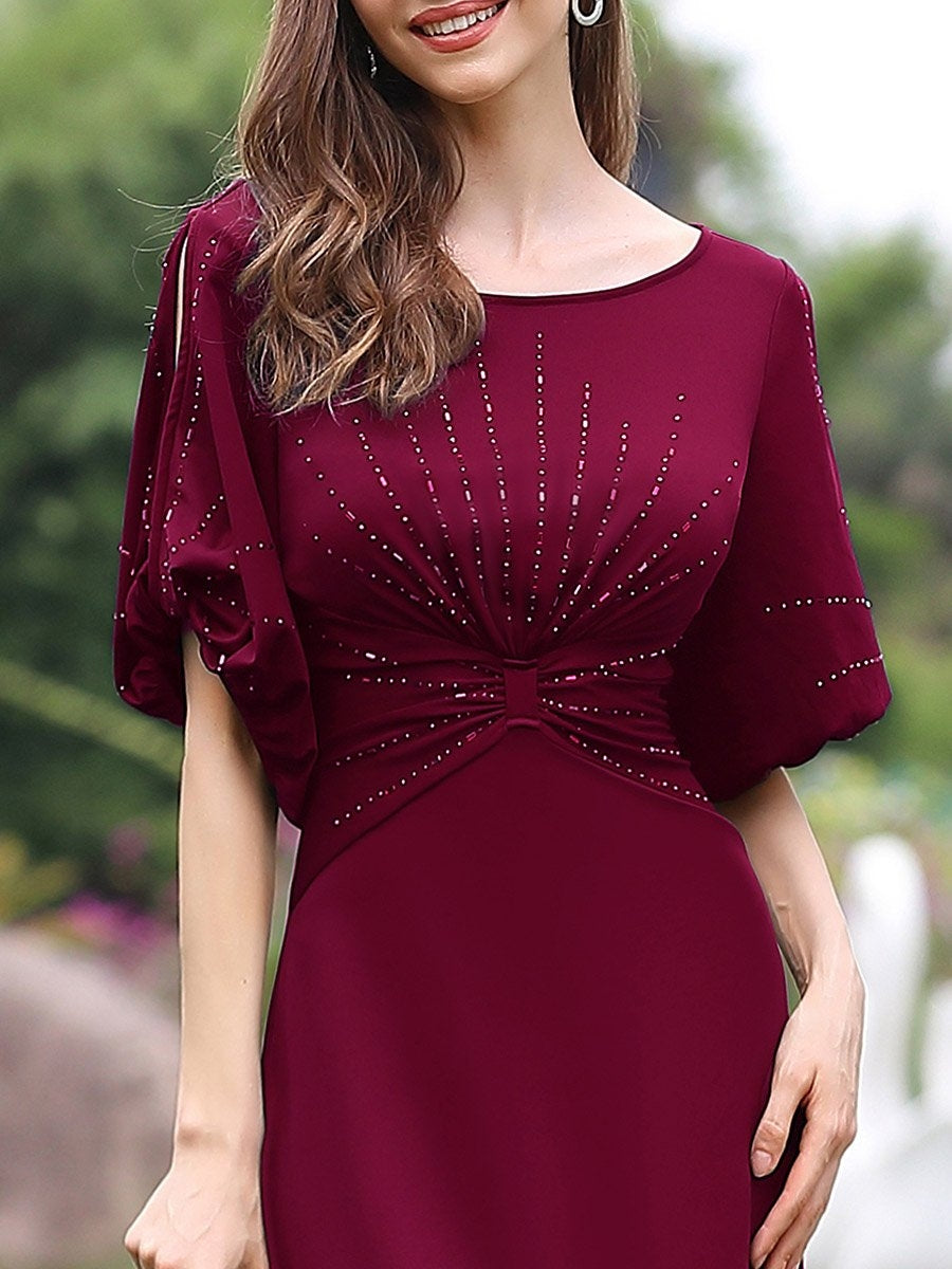 The Artemisia Flare Short Sleeves Gown (Available in 3 Colours)