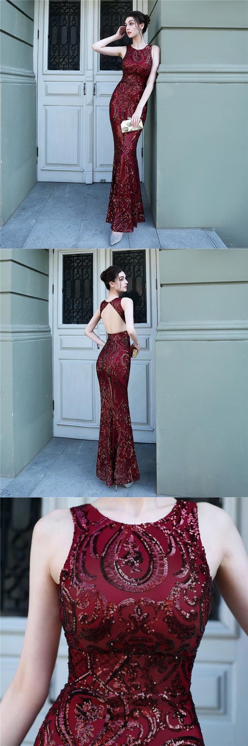 The Pandora Sleeveless Mermaid Gown (Available in 6 Colours)