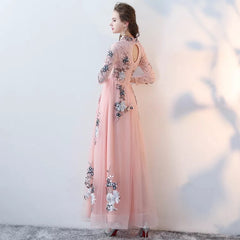 The Melyssa Floral Pink Lace Dress