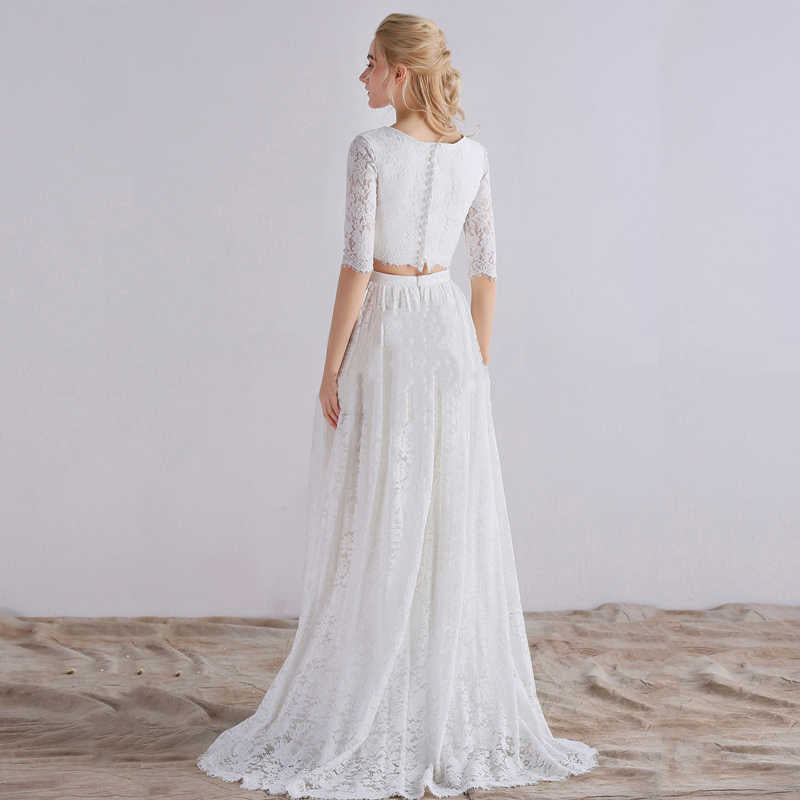 The Serena Wedding Bridal Separates Cropped Top and Skirt