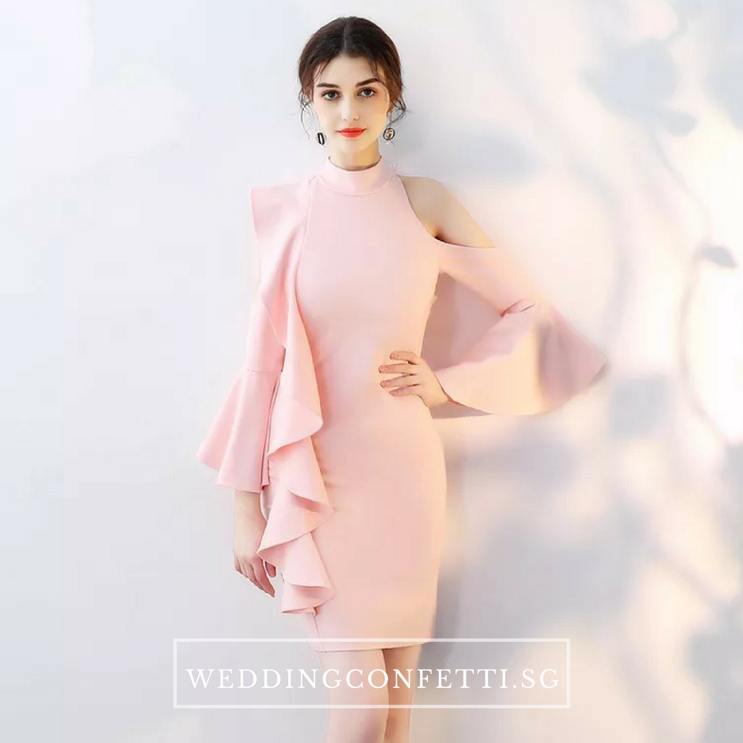 The Odellia Toga White / Pink Dress