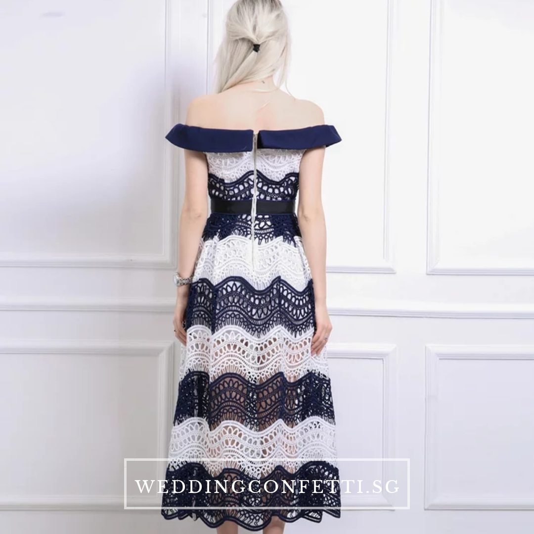 The Rosatel Lace Off Shoulder Gown