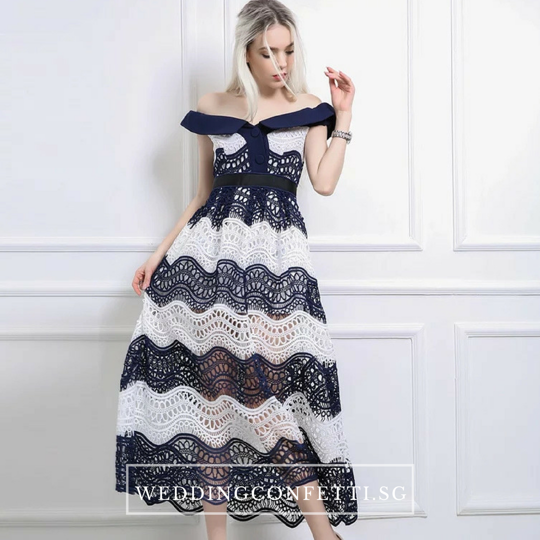 The Rosatel Lace Off Shoulder Gown