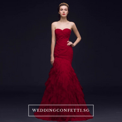 The Carlista Beige / Red Tube Dress
