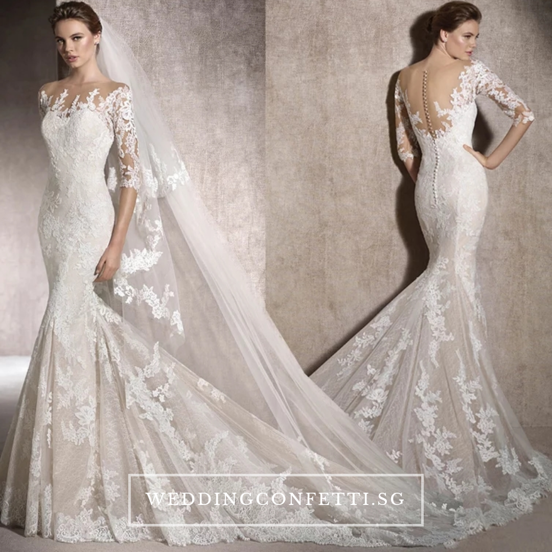 The Rossana Wedding Bridal Long Sleeves Gown (Customisable)