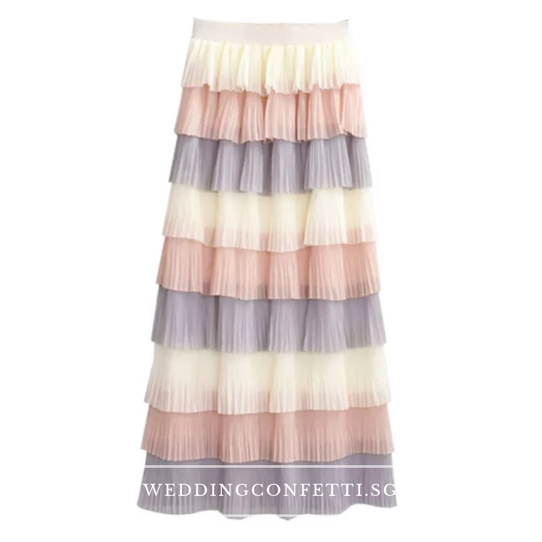 The Lara Bridesmaids Tiered Skirt