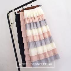 The Lara Bridesmaids Tiered Skirt