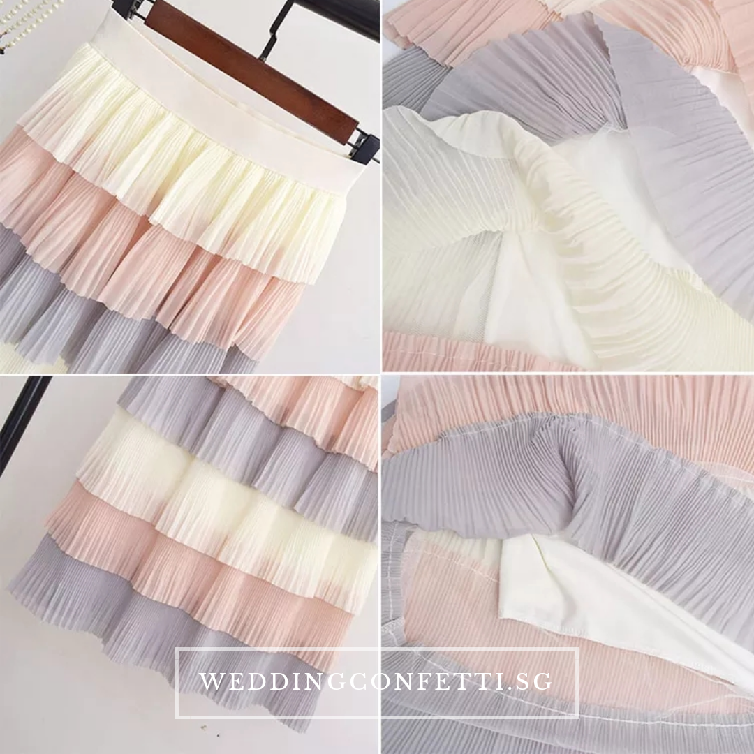 The Lara Bridesmaids Tiered Skirt