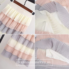 The Lara Bridesmaids Tiered Skirt