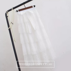 The Simone Bridesmaid Separates Layered Skirt