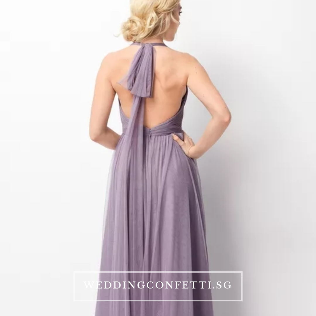 The Petrina Bridesmaid Halter Tulle Gown (Customisable)