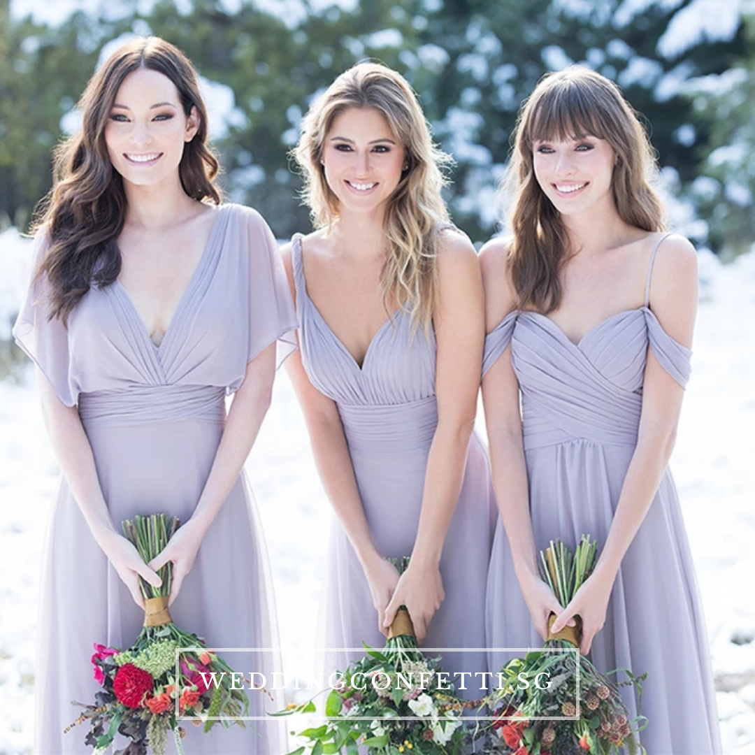 The Celeste Chiffon Bridesmaid Collection (Customisable)