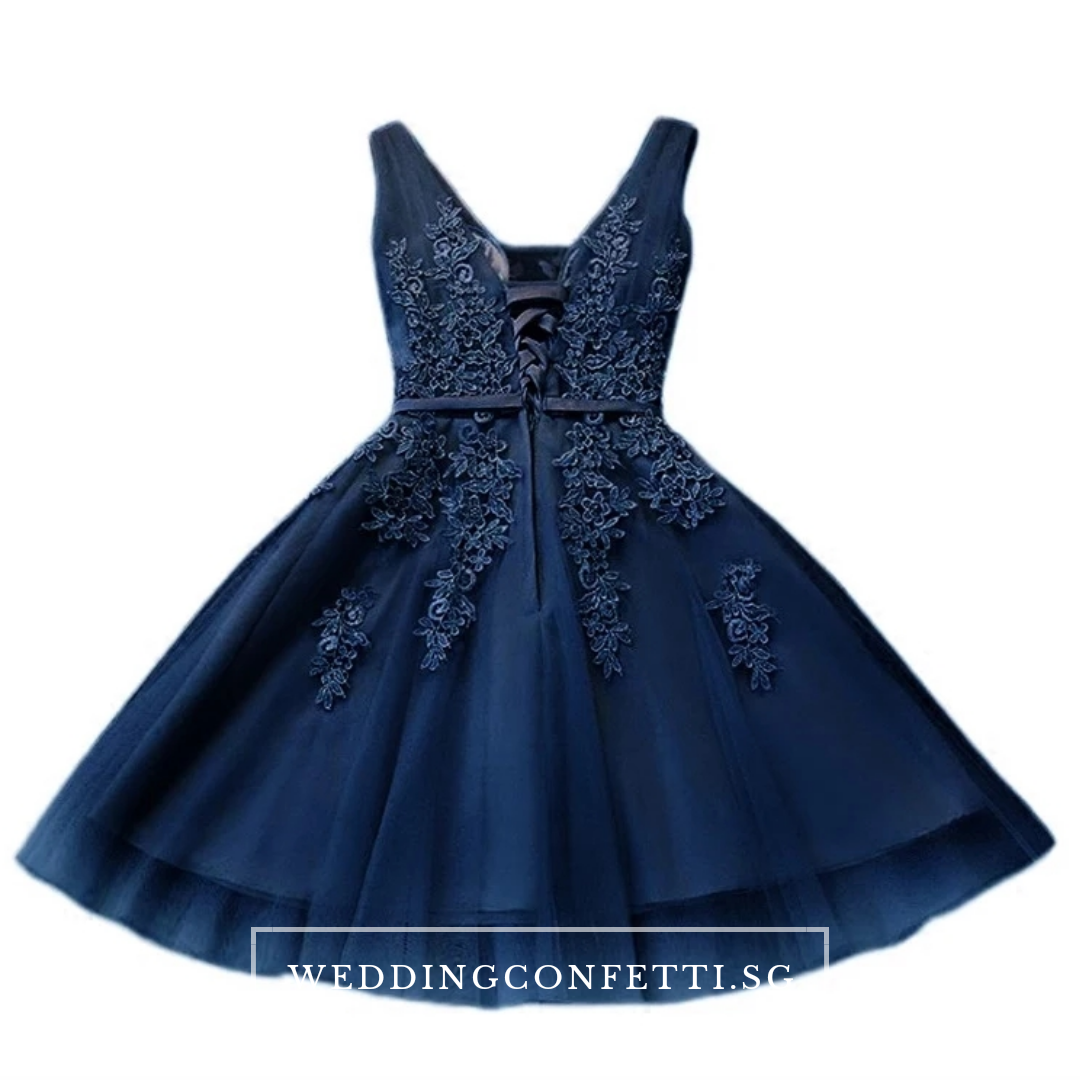 The Talitha Grey/Pink/Red/Blue Lace Sleeveless Dress