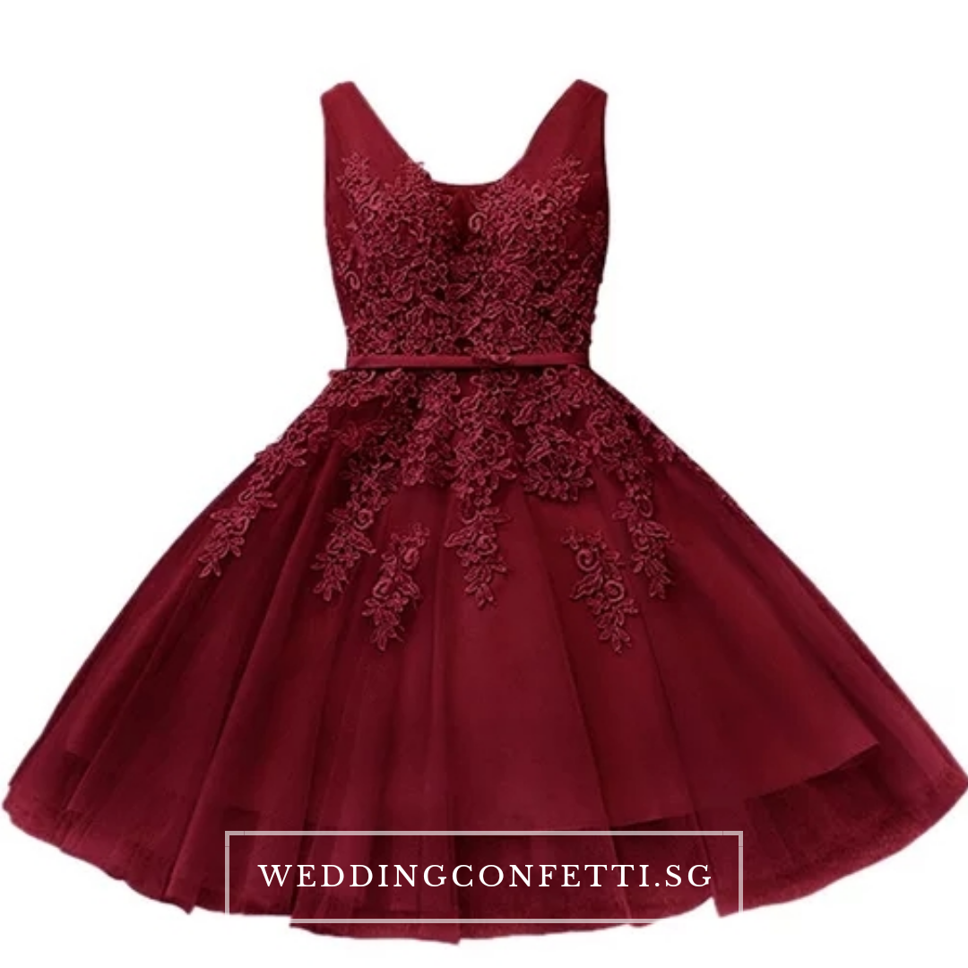 The Talitha Grey/Pink/Red/Blue Lace Sleeveless Dress