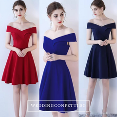 The Sellina Off Shoulder Cocktail Dress (Available in 4 colours)