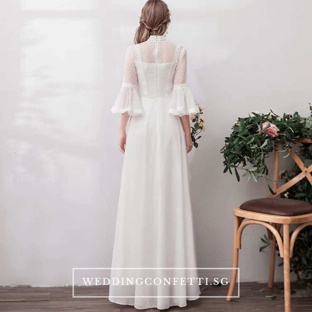 The Priscela Wedding Bridal Long Sleeves Gown