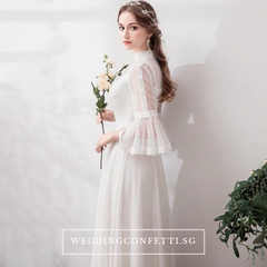 The Priscela Wedding Bridal Long Sleeves Gown
