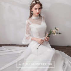 The Priscela Wedding Bridal Long Sleeves Gown