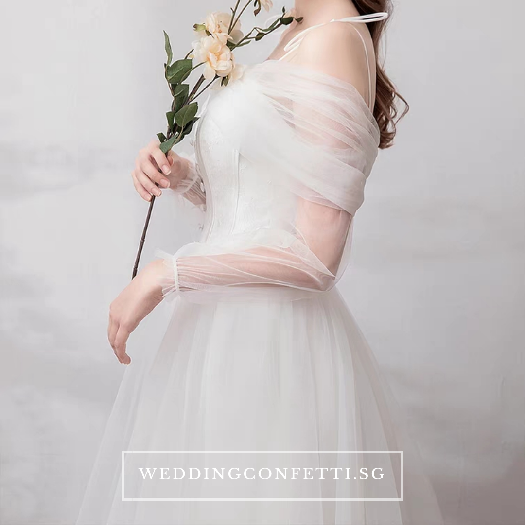 The Sephina Wedding Bridal Bohemian White Gown