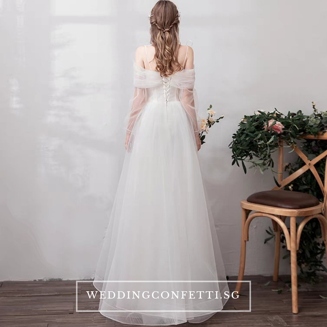 The Sephina Wedding Bridal Bohemian White Gown
