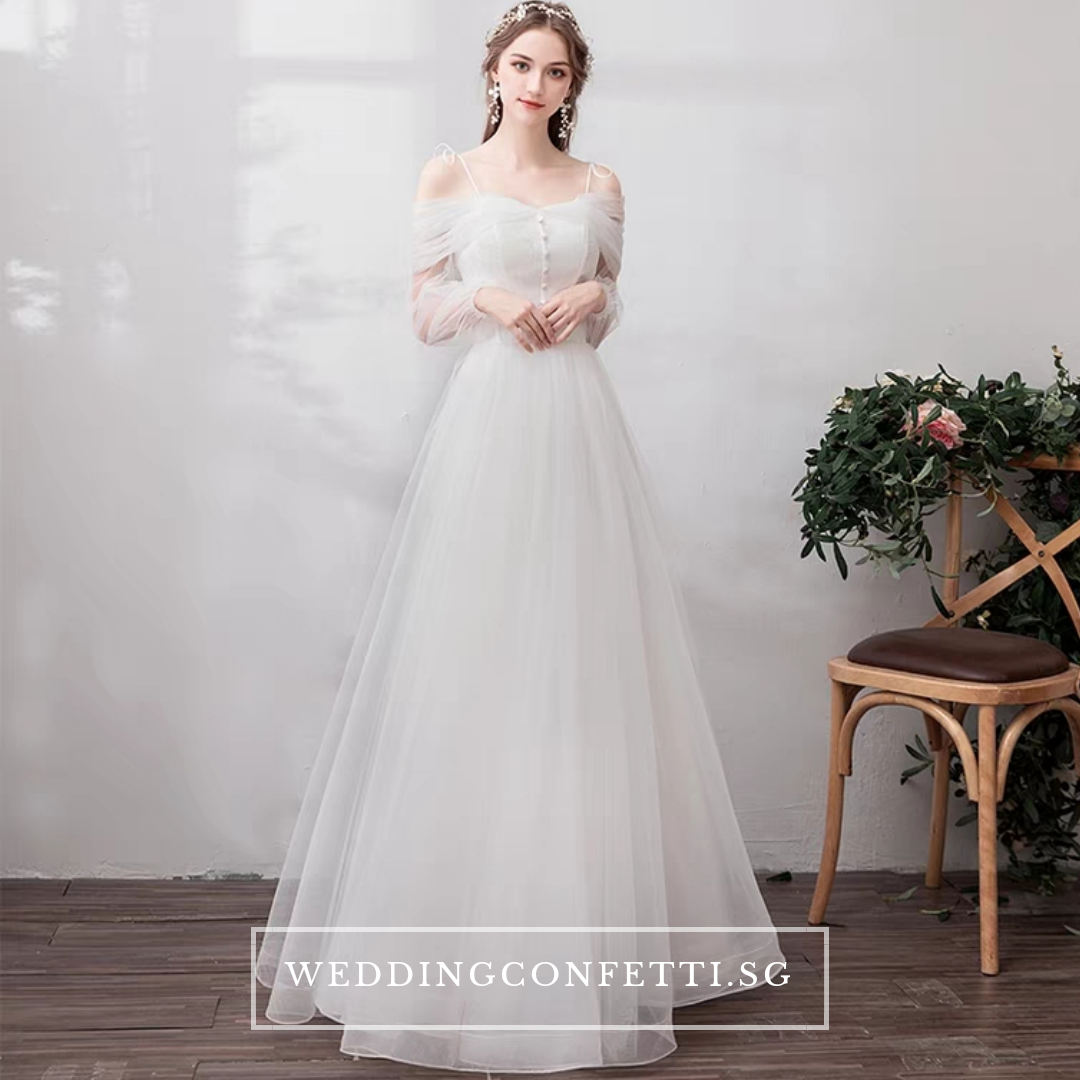 The Sephina Wedding Bridal Bohemian White Gown
