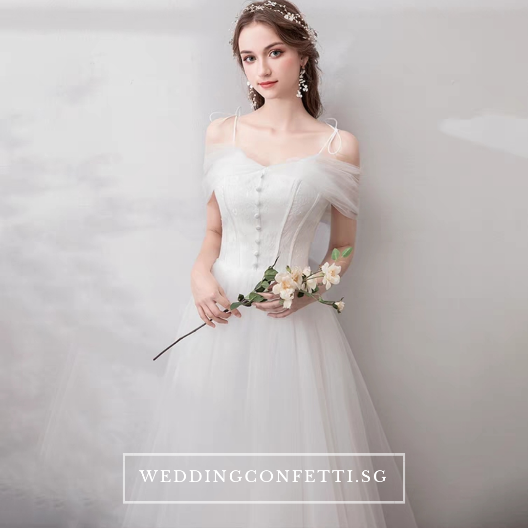 The Sephina Wedding Bridal Bohemian White Gown