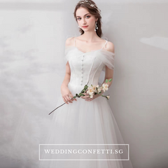 The Sephina Wedding Bridal Bohemian White Gown