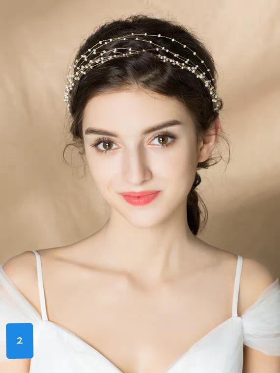 Bridal Diamonte Headpiece / Tiaras (Various Designs)