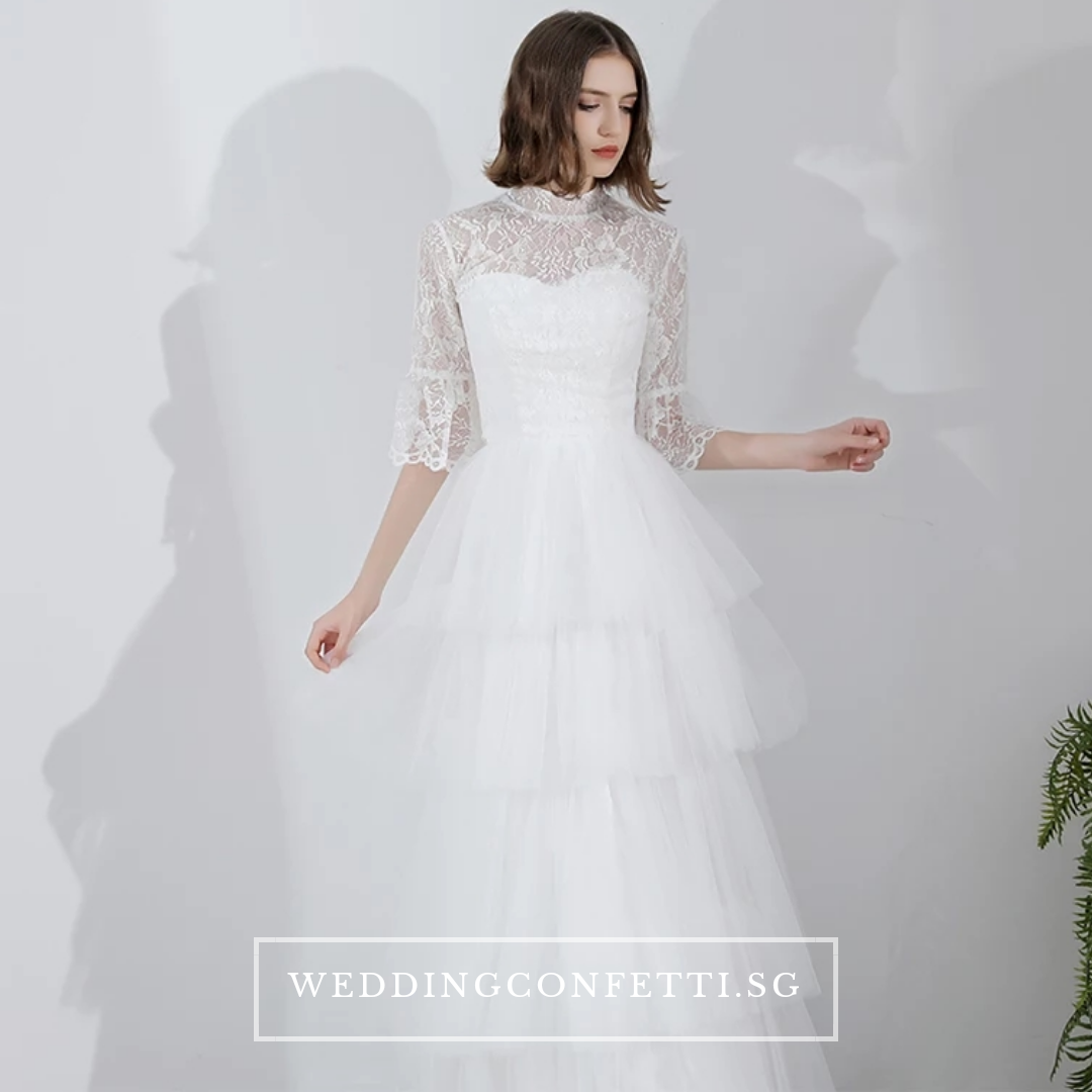 The Orelia Wedding Bridal Bohemian Two Piece Dress