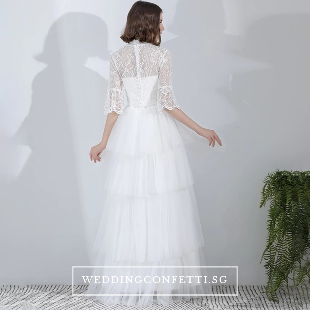 The Orelia Wedding Bridal Bohemian Two Piece Dress