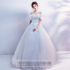 The Athelia Wedding Bridal Off Shoulder Ball Gown