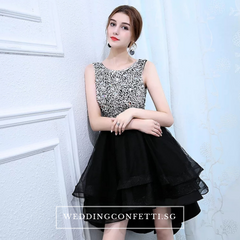 The Alethea Black Sequined Gown