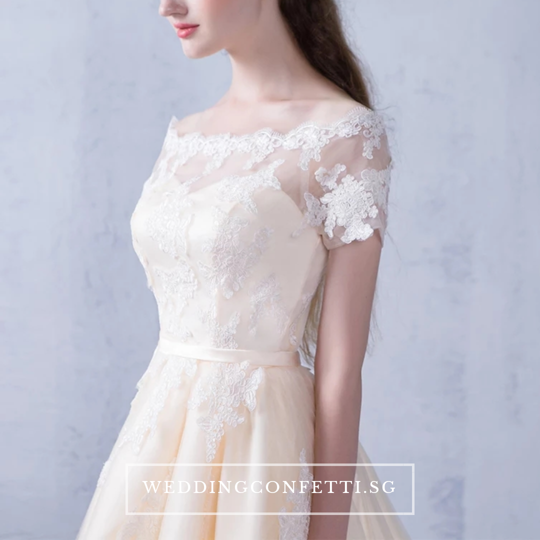 The Lynne Off Shoulder Gown (Available in 3 Colours)