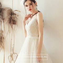 The Reyale Wedding Bridal Sleeveless Dress