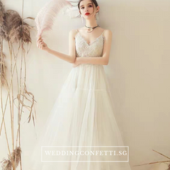 The Reyale Wedding Bridal Sleeveless Dress