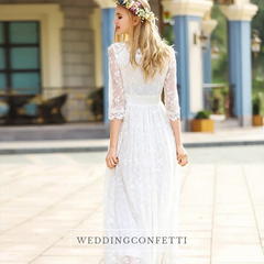 The Lelaine Bohemian White Dress