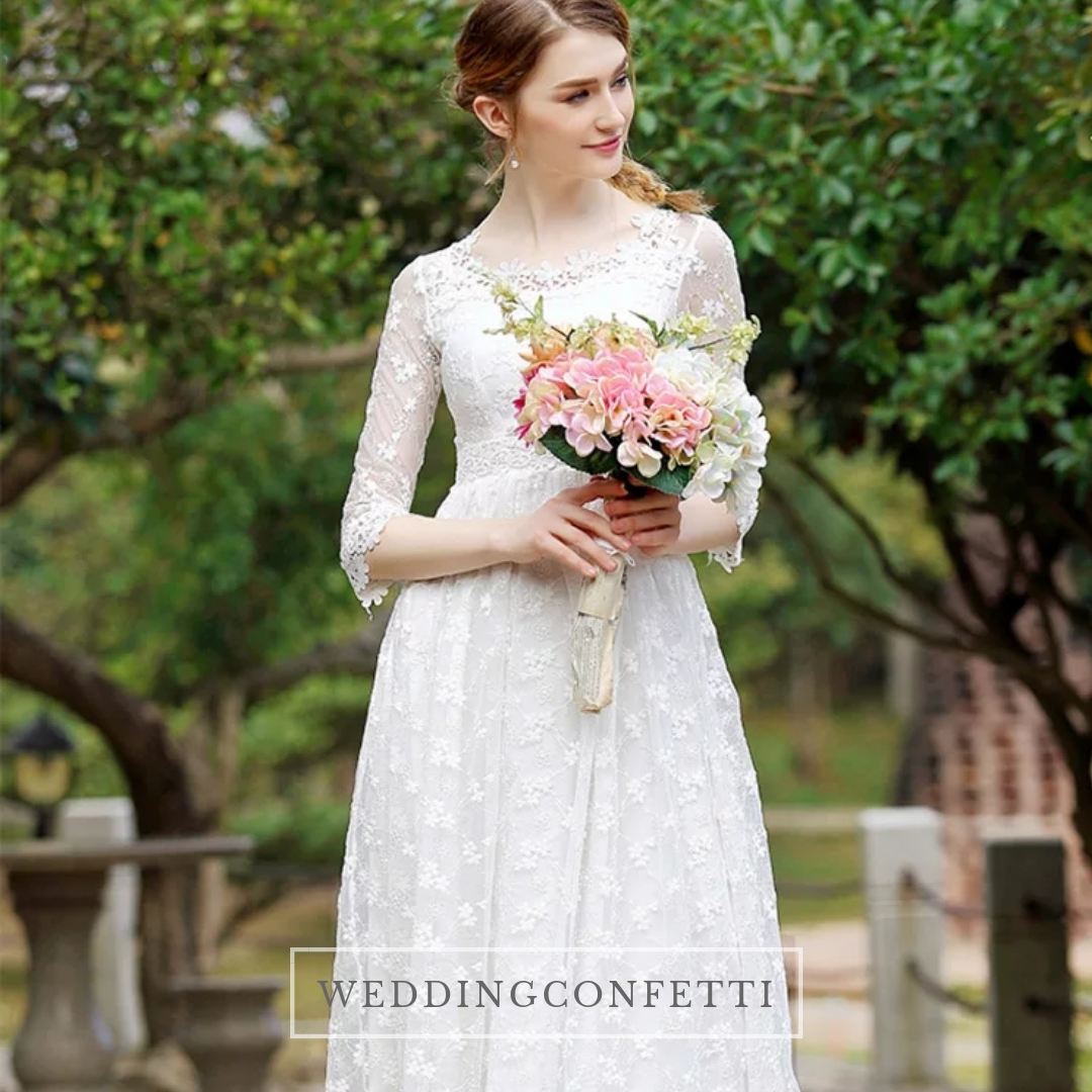The Lelaine Bohemian White Dress