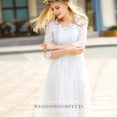 The Lelaine Bohemian White Dress